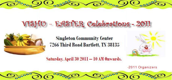 2011 Vishu Easter Celebrations
