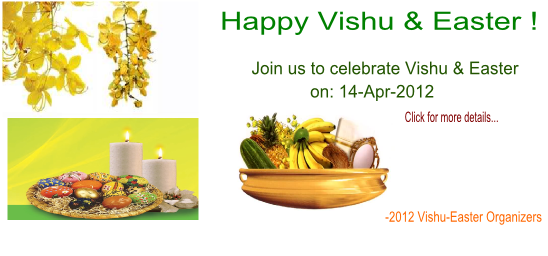 2012 Vishu and Easter celebrations